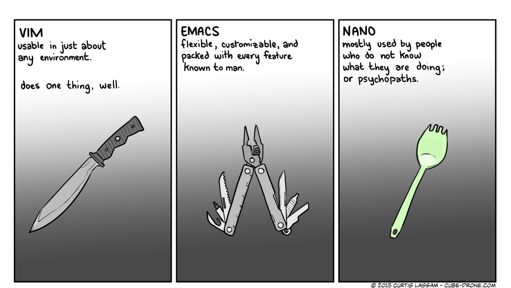 a comic that makes fun of nano users